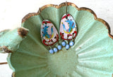 Peacock Chandelier Earrings