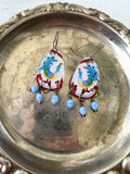 Peacock Chandelier Earrings