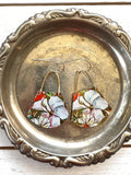 August Blooms Collection - Round Trapezoid Earrings