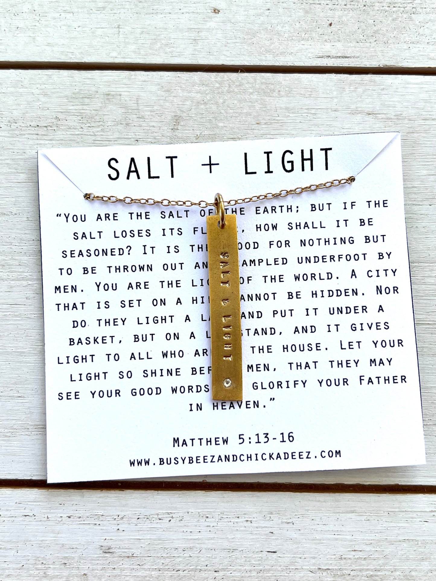 Salt & Light Necklace