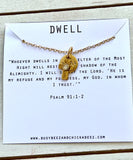 Dwell Rhinestone Cross Necklace