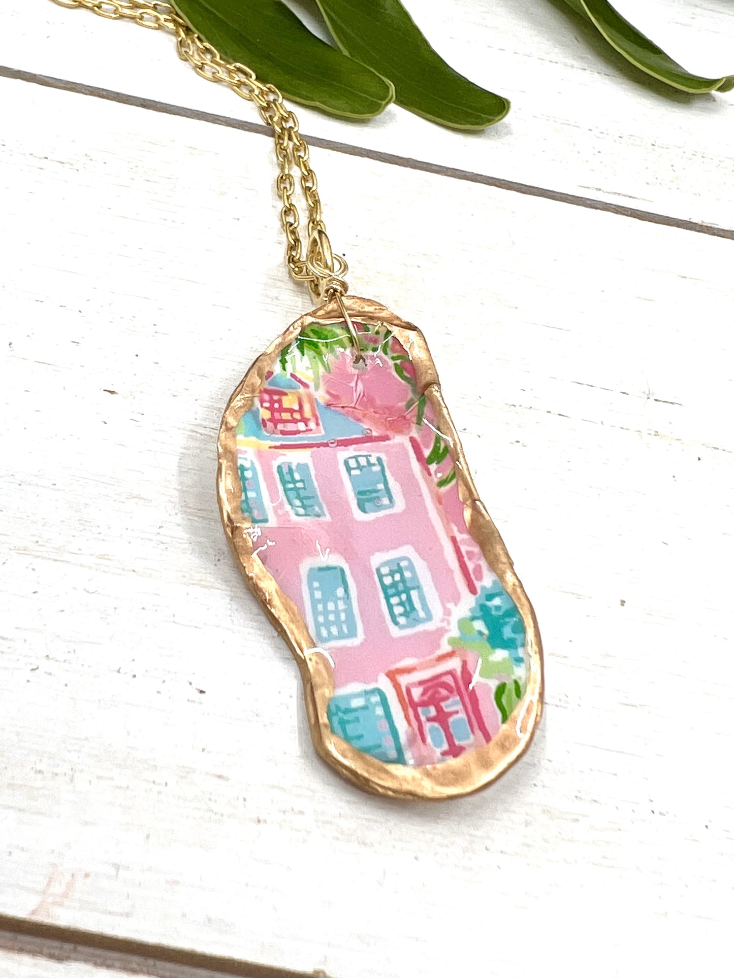 Charleston Scene Oyster Necklace - Release #1