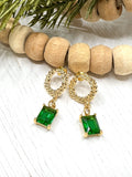 Christmas Wreath Earrings