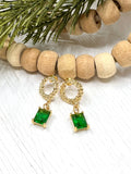 Christmas Wreath Earrings