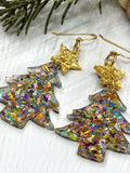 Sparkly Christmas Tree Earrings