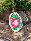 Mini South Carolina Christmas Botanical Oyster Necklace