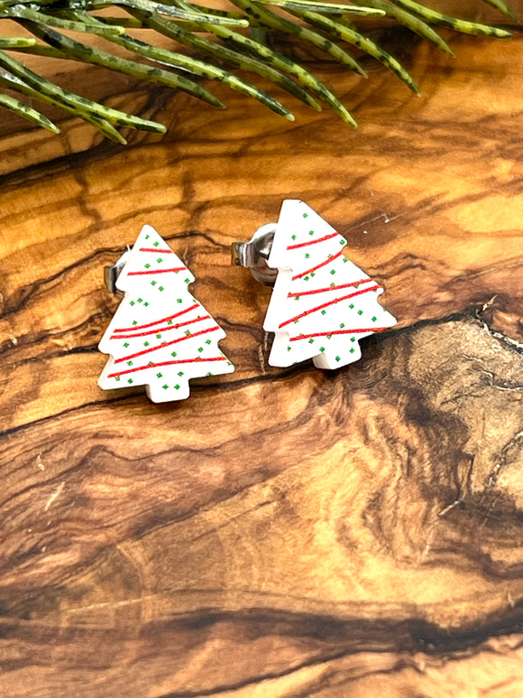 Snack Cake Stud Earrings