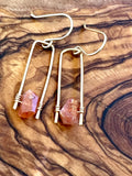 Jane Collection - Genuine Sunstone Earrings