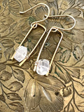 Jane Collection - Genuine Moonstone Earrings