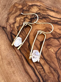 Jane Collection - Genuine Moonstone Earrings