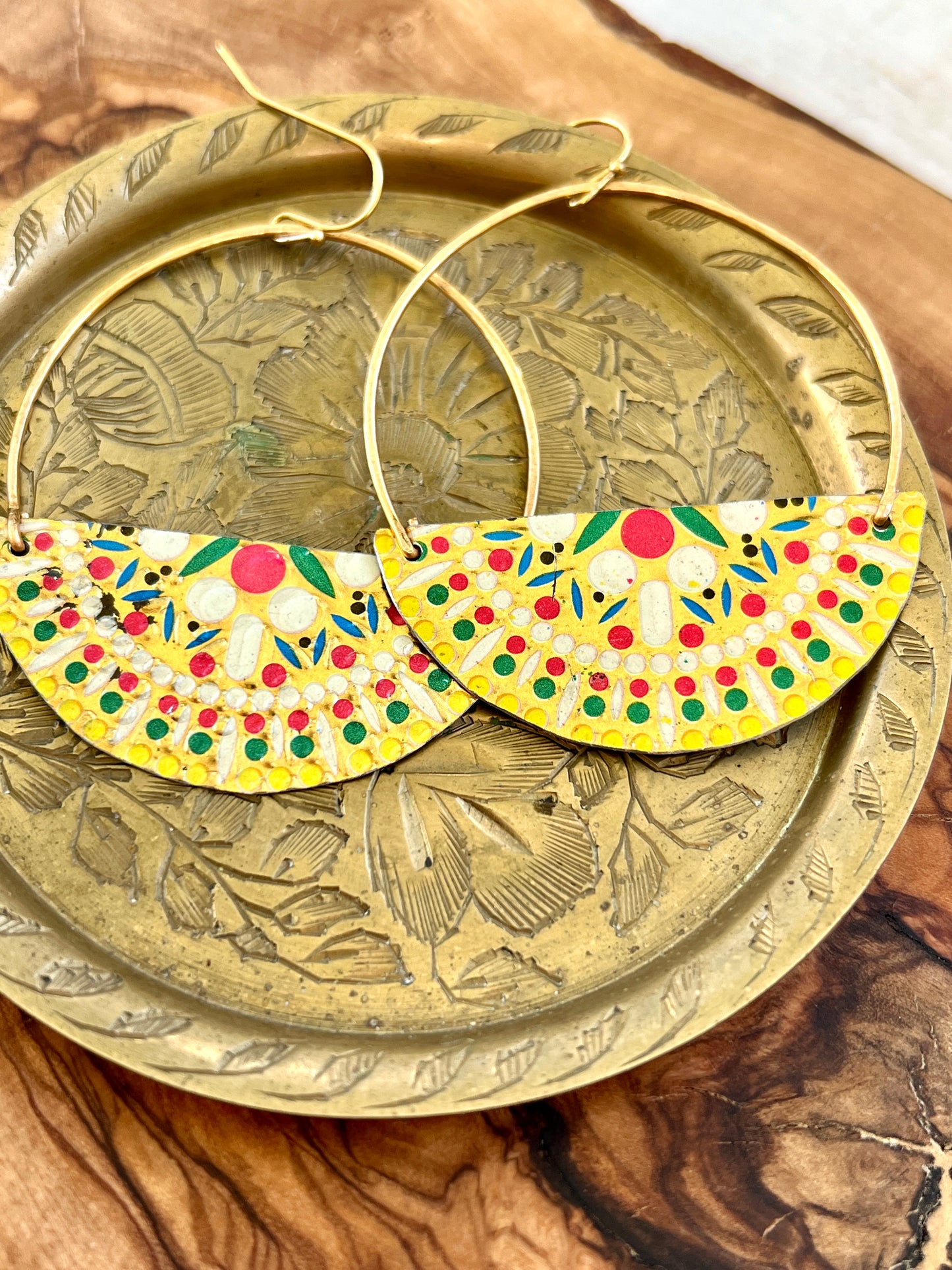 Fiesta Collection - Large Hoops Earrings