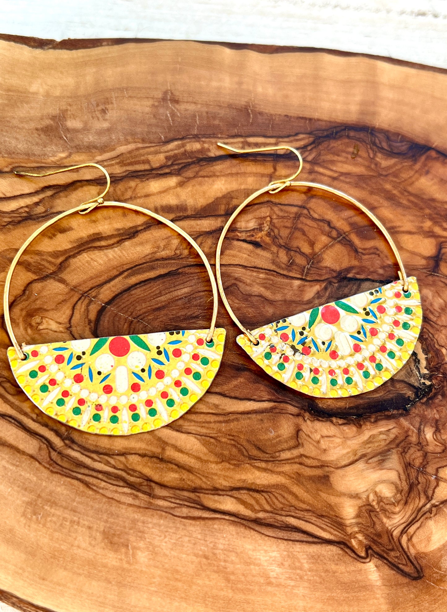 Fiesta Collection - Large Hoops Earrings