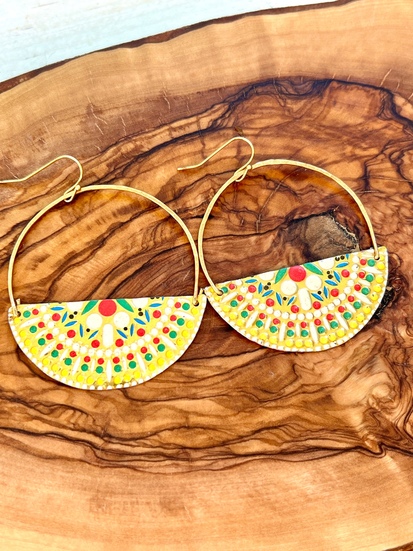 Fiesta Collection - Large Hoops Earrings