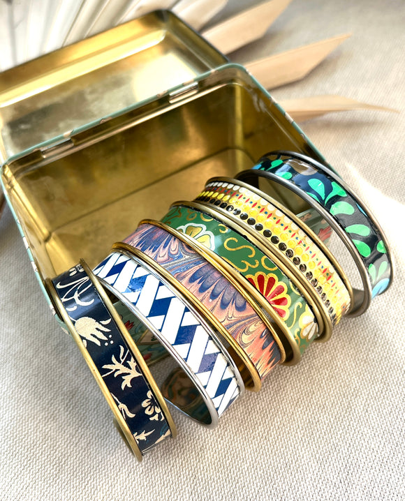 Vintage Tin Cuff Bracelet