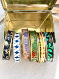 Vintage Tin Cuff Bracelet