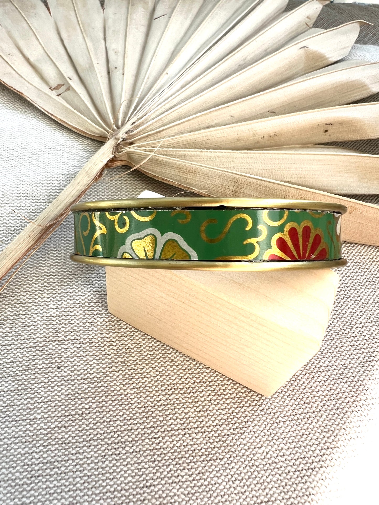 Vintage Tin Cuff Bracelet