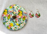 Cottage Garden Basket Earrings