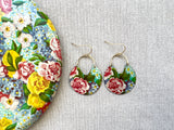 Cottage Garden Basket Earrings