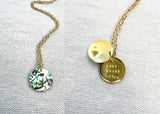 Hidden Message Necklace - Spring Splendor - Seen Known Loved