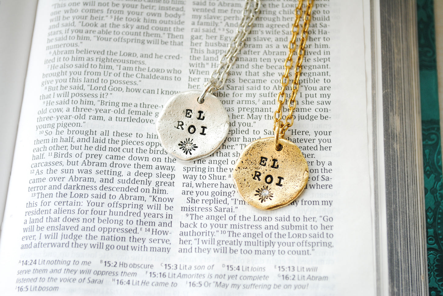 El Roi Necklace - The God Who Sees - Faith Necklace, Christian Jewelry