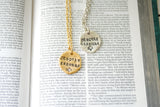 Jehovah Shammah Necklace - The Lord is There - Faith Necklace, Christian Jewelry