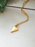 Daughter Necklace - My heart goes with you wherever you go