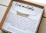 Five Loaves and Two Fish - Lord Multiply - John 6 Necklace