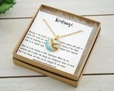 Kintsugi Inspired Pendants - Encouragement Gift - Hand Stamped Double Sided Necklace - Small Circle, Turquoise, Gold