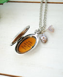 Faith Inspired - Women's Locket - Jeremiah 29 - For I know the plans I have for you