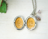 Faith Inspired - Women's Locket - Jeremiah 29 - For I know the plans I have for you