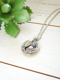 Treasured in my heart you'll stay until we meet again someday - Memorial Locket