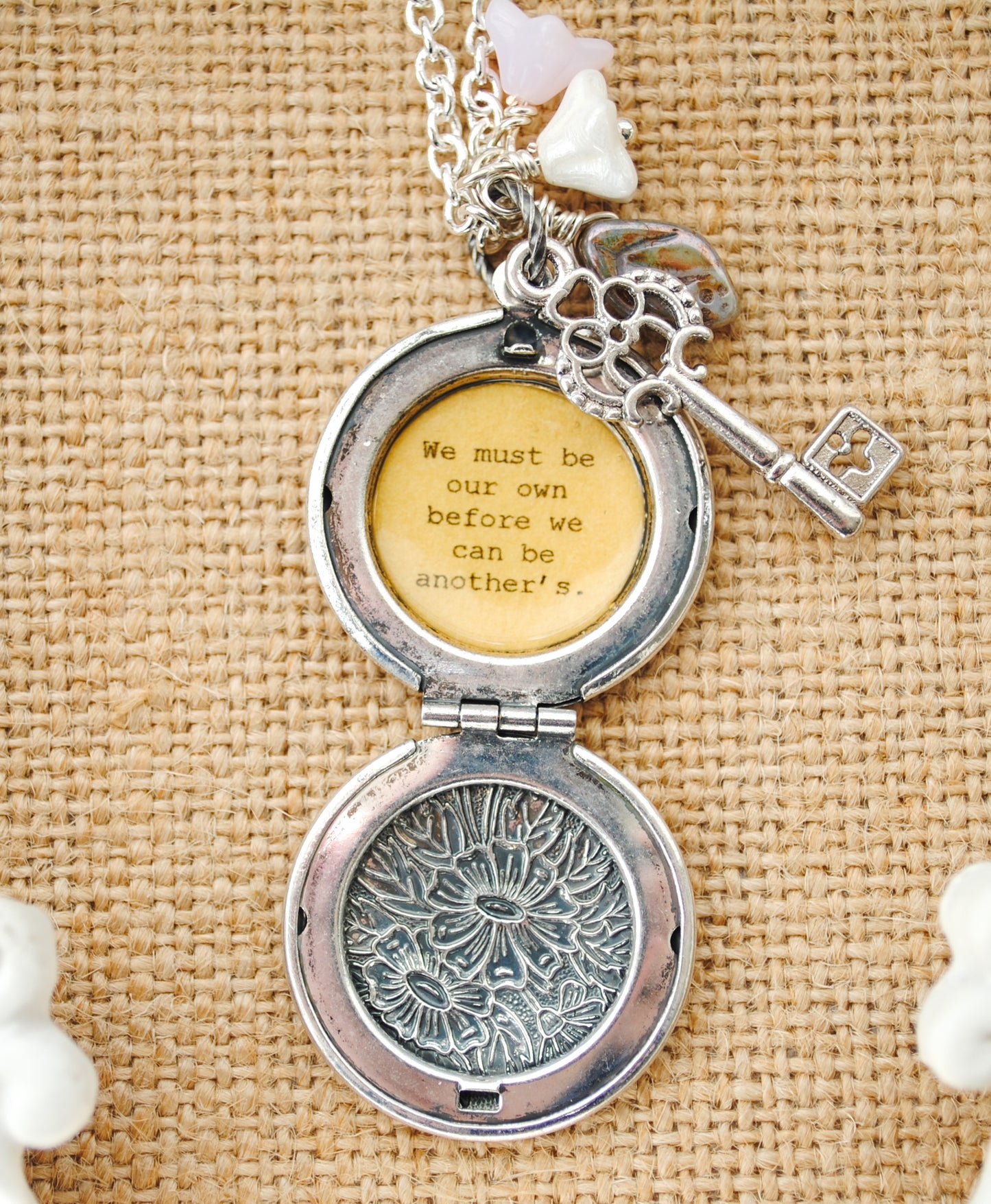 We must be our own before we can be another's - Quote Locket - Women's Locket