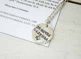 Jehovah Shammah Necklace - The Lord is There - Faith Necklace, Christian Jewelry