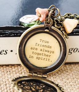 True friends are always together in spirit - Anne of Green Gables