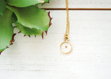 Mustard Seed Necklace - Christian Necklace, Faith Jewelry, Easter, Baptism - Gold or Silver