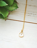 Mustard Seed Necklace - Christian Necklace, Faith Jewelry, Easter, Baptism - Gold or Silver