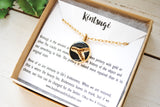 Kintsugi Inspired Pendants - Encouragement Gift - Round, Black, Gold, Kintsugi Jewelry, Kintsugi Necklace