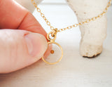 Mustard Seed Necklace - Christian Necklace, Faith Jewelry, Easter, Baptism - Gold or Silver