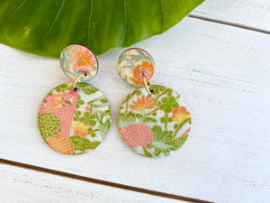 Chinoiserie Chiyogami Earrings