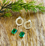 Christmas Wreath Earrings