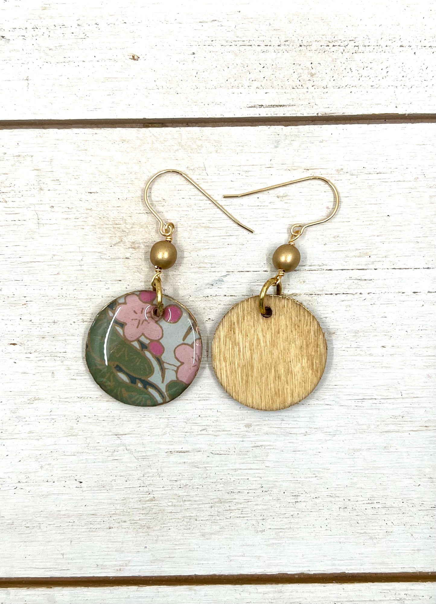 Floral Print Earrings